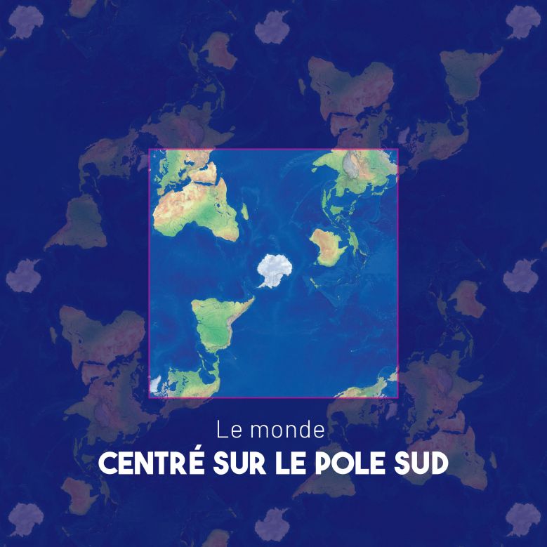 Pavage du planisphère carré — vue 4