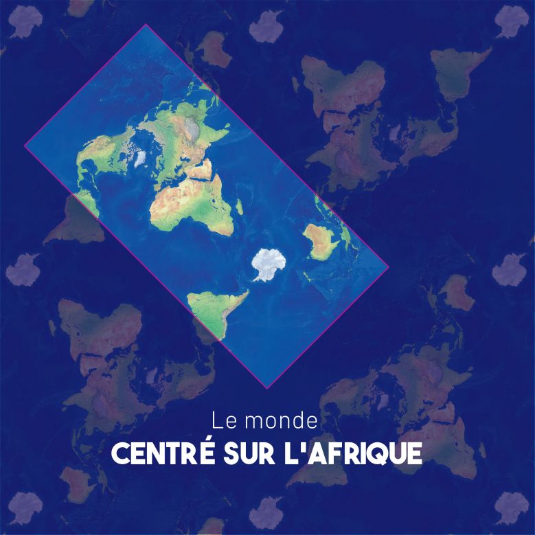 Pavage du planisphère carré — vue 5