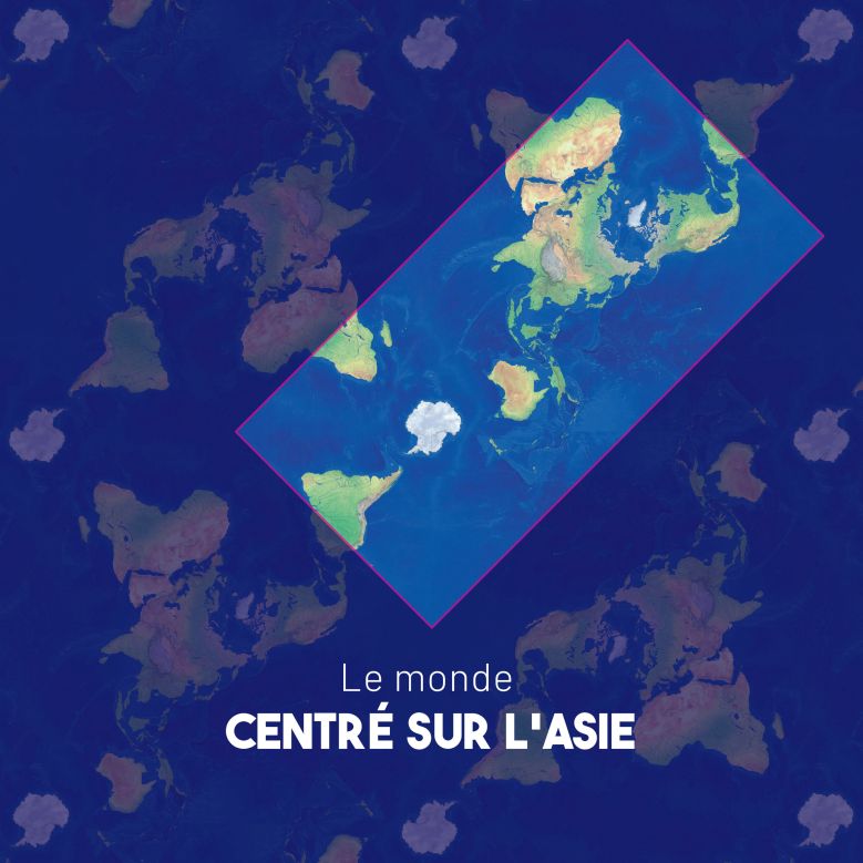 Pavage du planisphère carré — vue 6