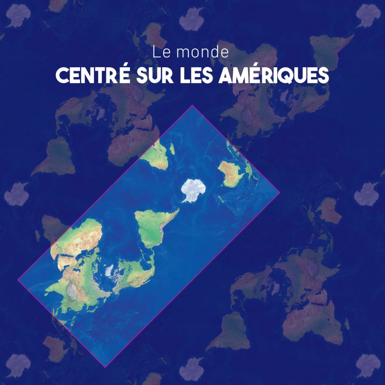 Pavage du planisphère carré — vue 8