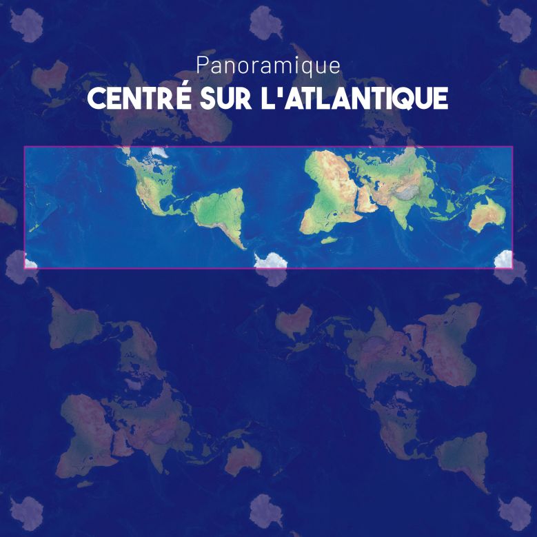 Pavage du planisphère carré — vue 9